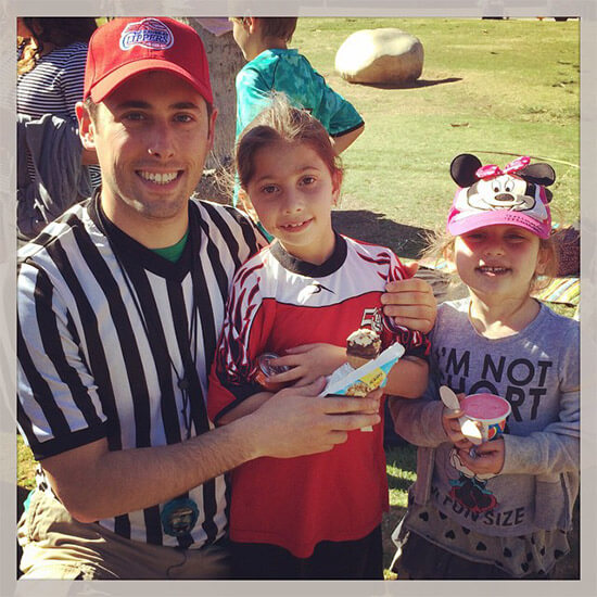 Dr. Prero volunteering with the local Beverly Hills community